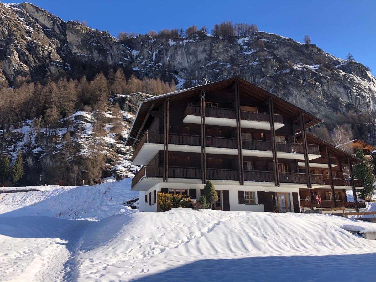L'Herensarde, Bel Appartement Avec Jardin-Terrasse Et Garage Evolène Exterior foto